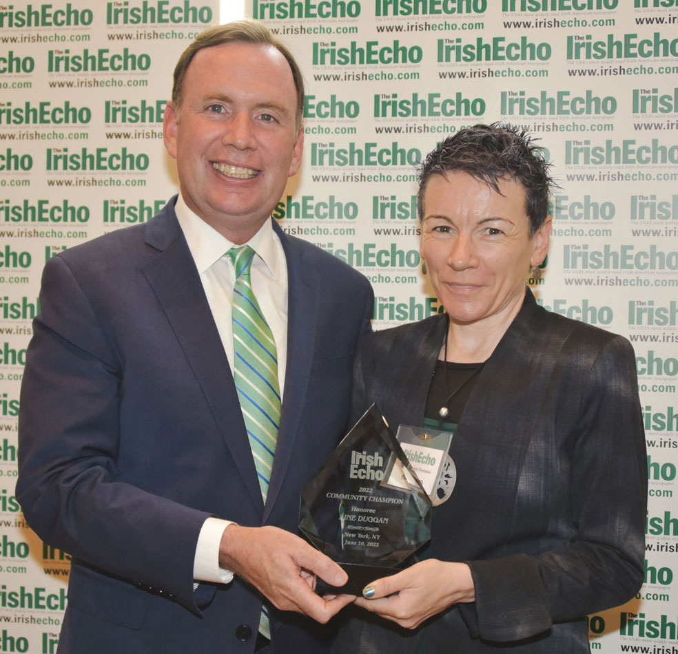 The Irish Echo Honors The Partnership’s President/CEO Áine Duggan