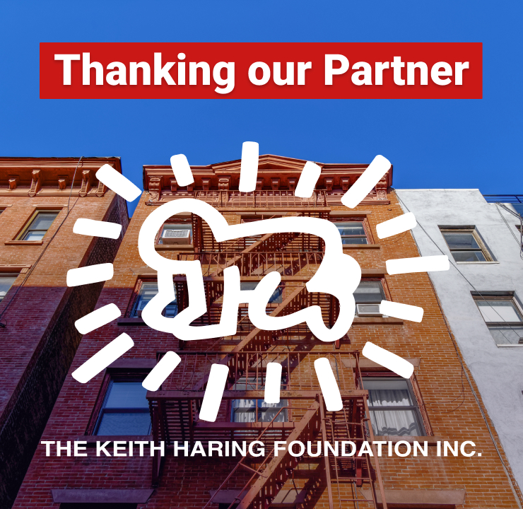 The Keith Haring Foundation saves homes for New Yorkers affected by AIDS and HIV by supporting The Partnership